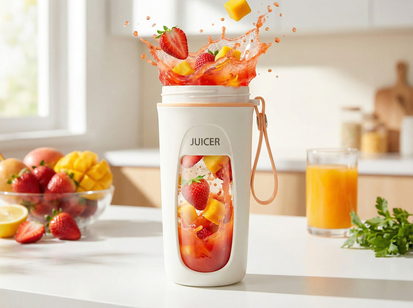 QuickMix Portable Juicer - Blend Anywhere, Anytime.