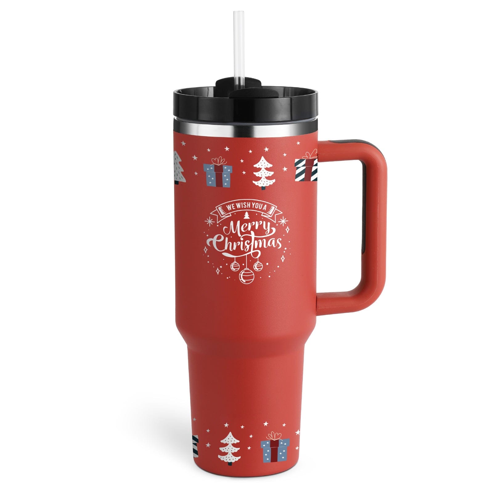 Profectus Store 0 Christmas Red B / 1200ML / 1PC Eversip 40 OZ Insulated Tumbler With Handle