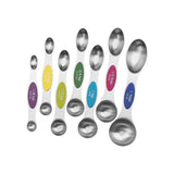 Profectus Store 0 Colorful 7piece set Double Head Magnetic Measuring Spoon 8-piece Set