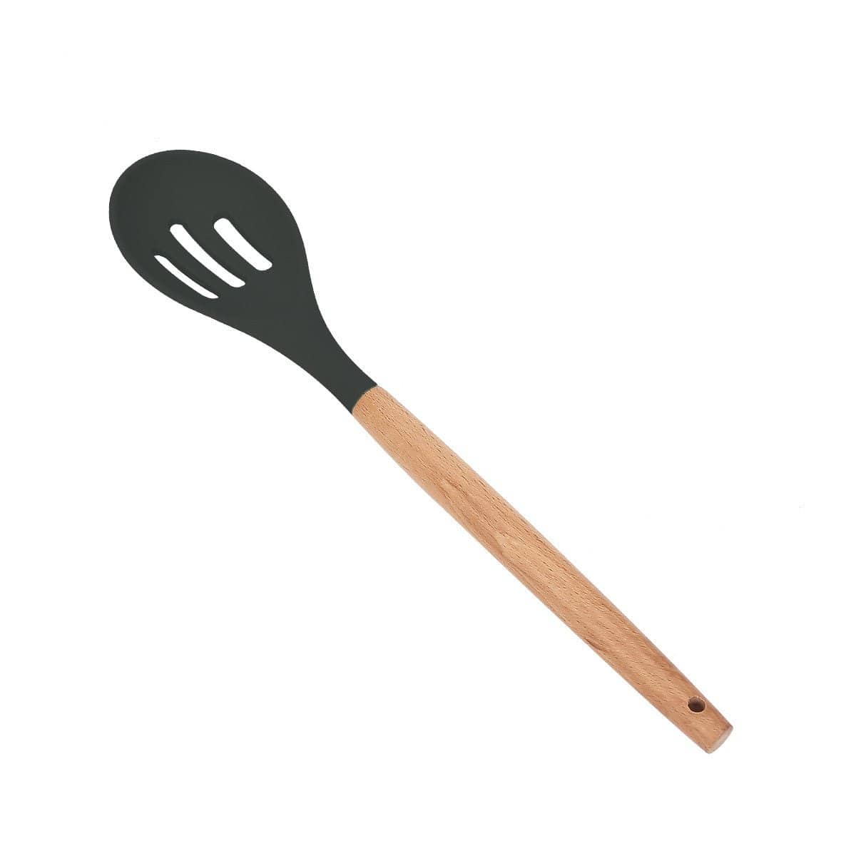 Profectus Store 0 Slotted spoon SilliconeWood Kitchen Tool Set